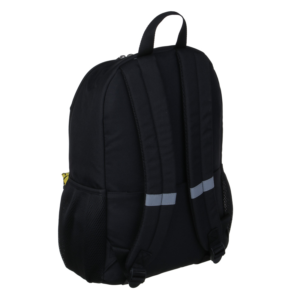 Рюкзак подростковый 40х30х15см, 1 отд., 5 карманов (1 на спинке), нашивка, ПЭ, "Город", арт.№ 555-024