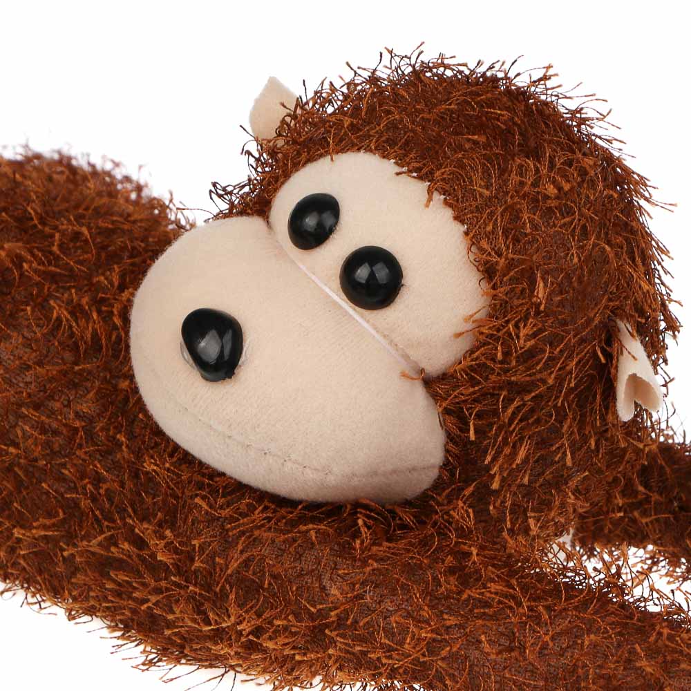 ИГРОЛЕНД Игрушка мягкая "Обезьянка-обнимашка" со звуком, 35-64 см, полиэстер, 3xAG13, микс видов, арт.№ 264-478