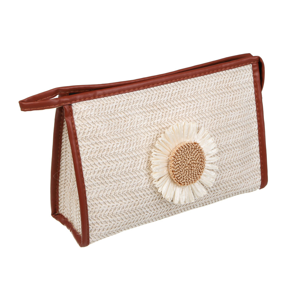 Косметичка прямоугольная тм ЮL Sunflower, полиэстер, 23х14х7см, 2 цвета, арт.№ 327-350