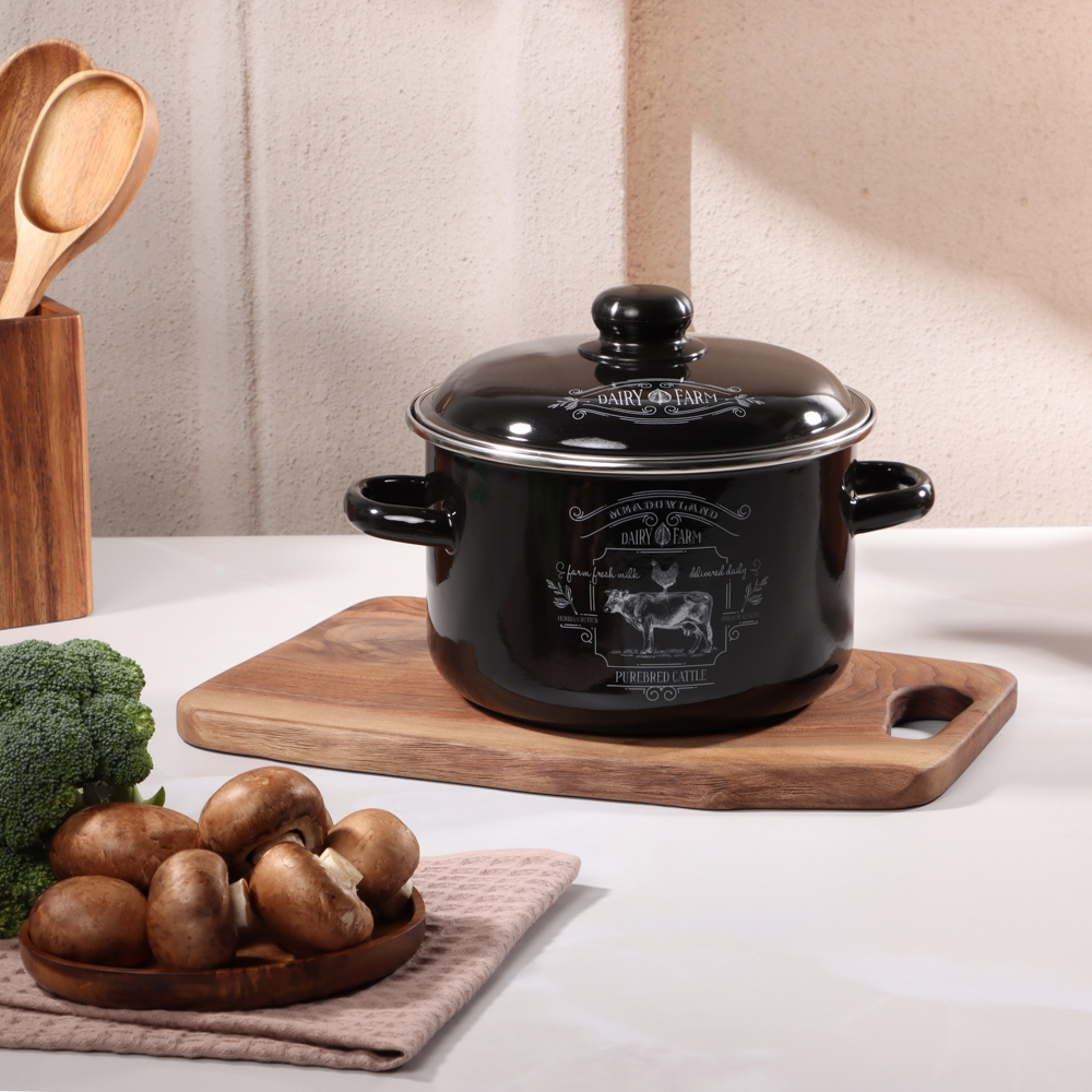 Ранчо Кастрюля эмалированная 2 л, арт.№ 894-500