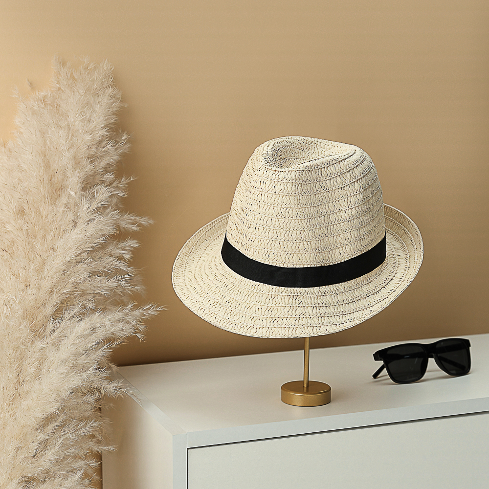 GALANTE Шляпа федора р-р 58, 100% целлюлоза, 3 цвета, арт.№ 314-012