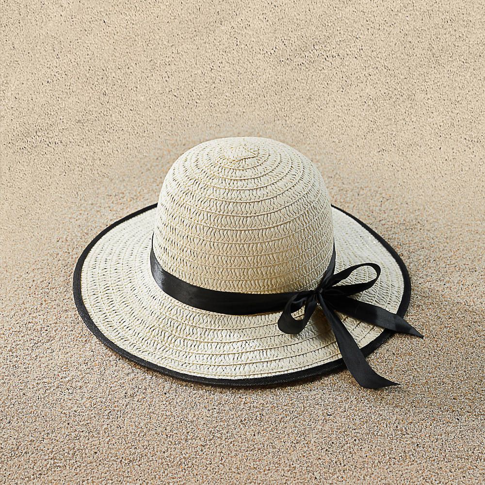 GALANTE Шляпка женская с контрастной окантовкой, р-р 56, 100% целлюлоза, 3 цвета, арт.№ 314-013