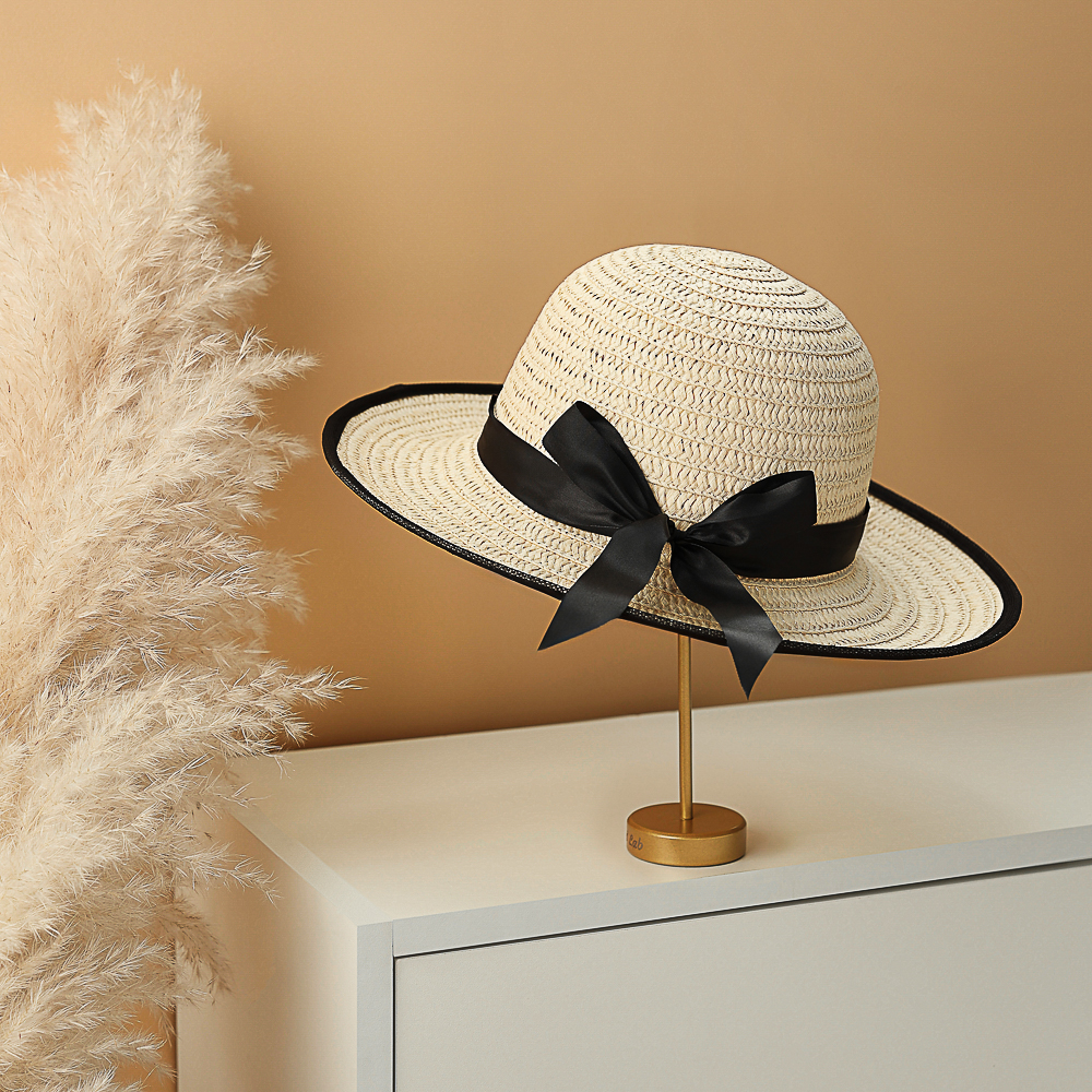 GALANTE Шляпка женская с контрастной окантовкой, р-р 56, 100% целлюлоза, 3 цвета, арт.№ 314-013