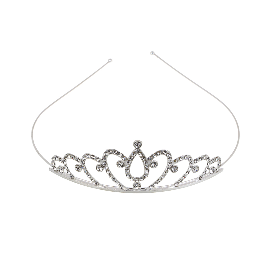 Ободок диадема для волос, тм ЮНИLOOK, 12,5, сплав, 6 дизайнов, #23, арт.№ 323-296