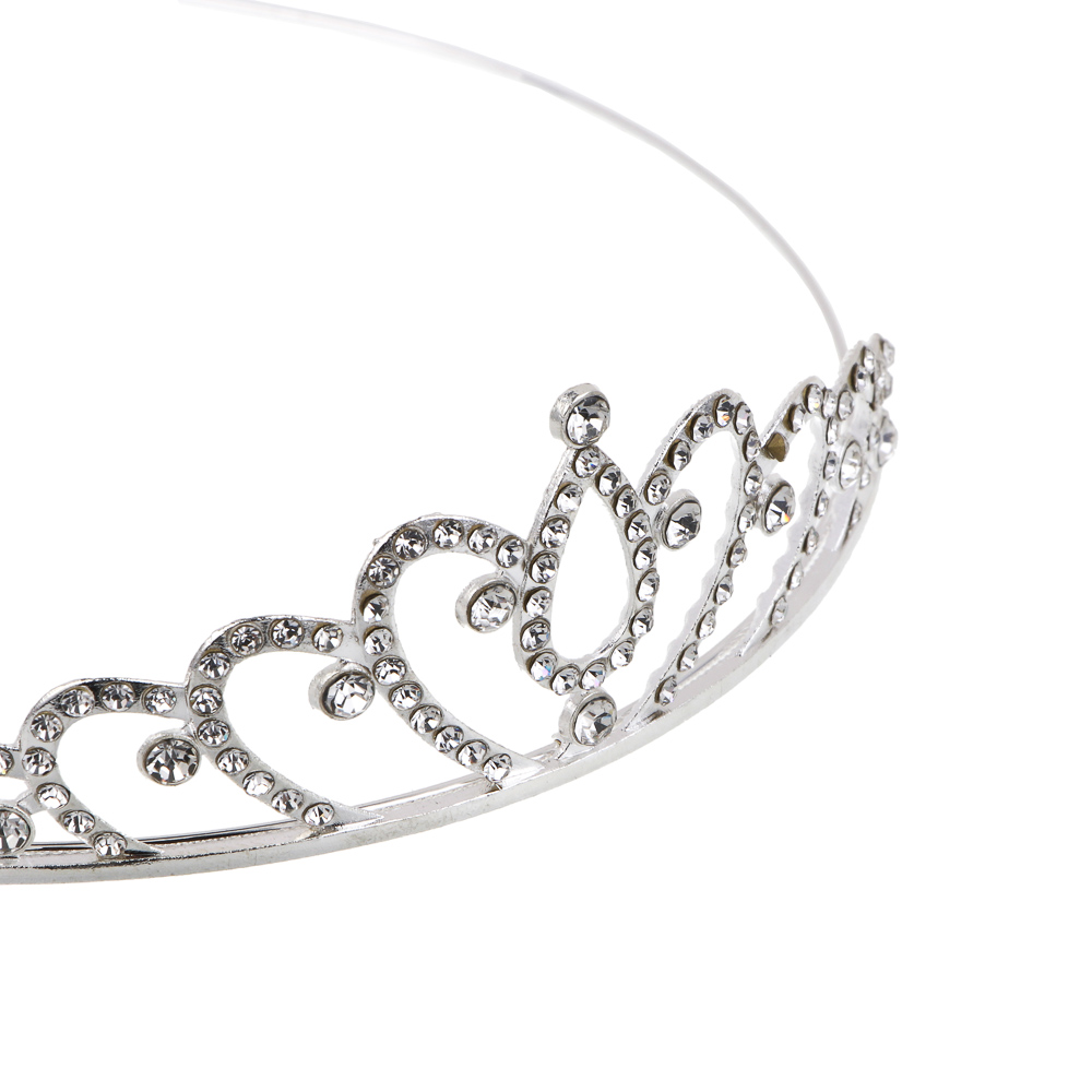 Ободок диадема для волос, тм ЮНИLOOK, 12,5, сплав, 6 дизайнов, #23, арт.№ 323-296