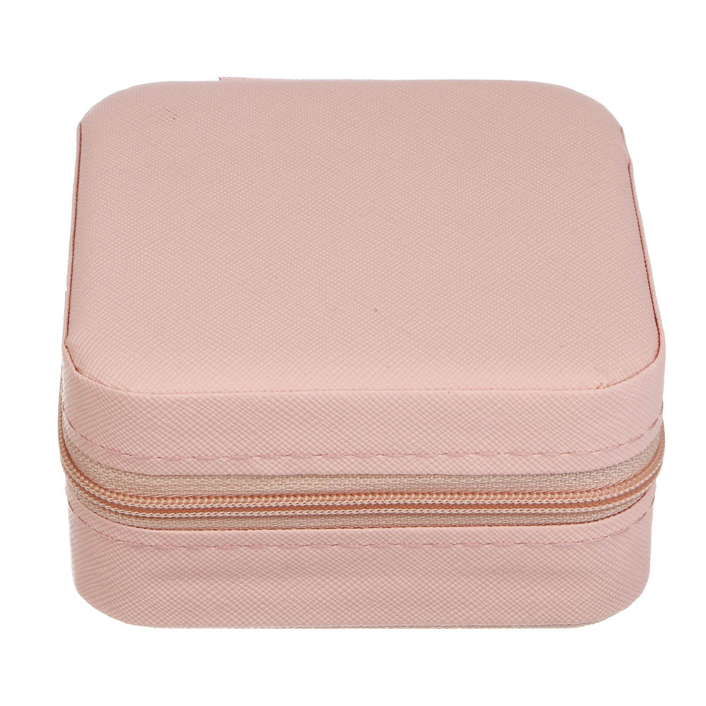 Шкатулка для украшений, 9,5x9,5x5 см, ПВХ, 5 цветов, арт.№ 504-958