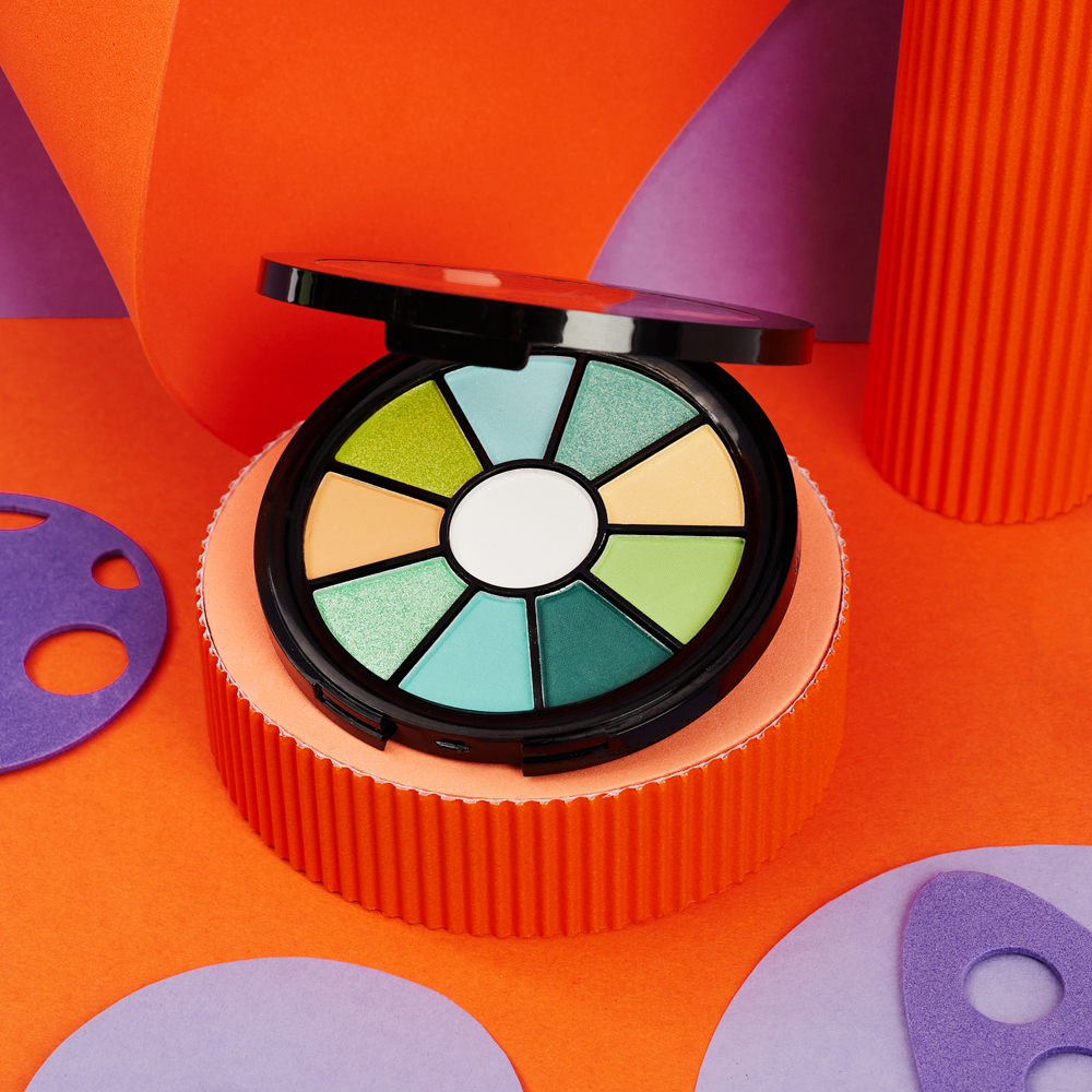 BY ЮНИLOOK Тени для век 10-цветные, 10 гр, 3 тона, арт.№ 330-456