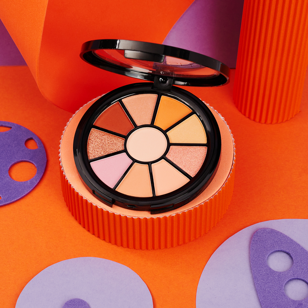 BY ЮНИLOOK Тени для век 10-цветные, 10 гр, 3 тона, арт.№ 330-456