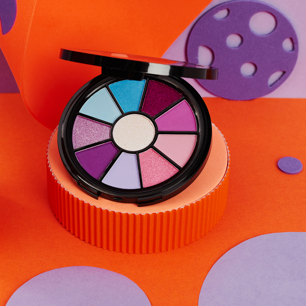 BY ЮНИLOOK Тени для век 10-цветные, 10 гр, 3 тона, арт.№ 330-456