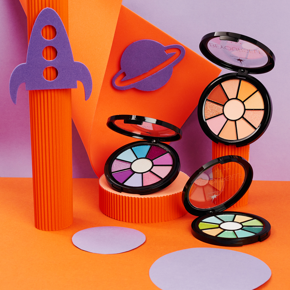 BY ЮНИLOOK Тени для век 10-цветные, 10 гр, 3 тона, арт.№ 330-456