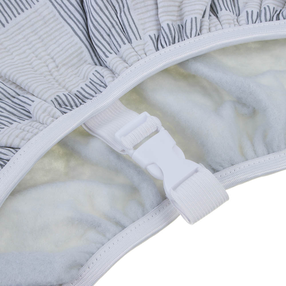 Чехол для гладильной доски на резинке, пряжка тм VETTA, х/б, подкладка синтепон, 120х42см, арт.№ 451-098