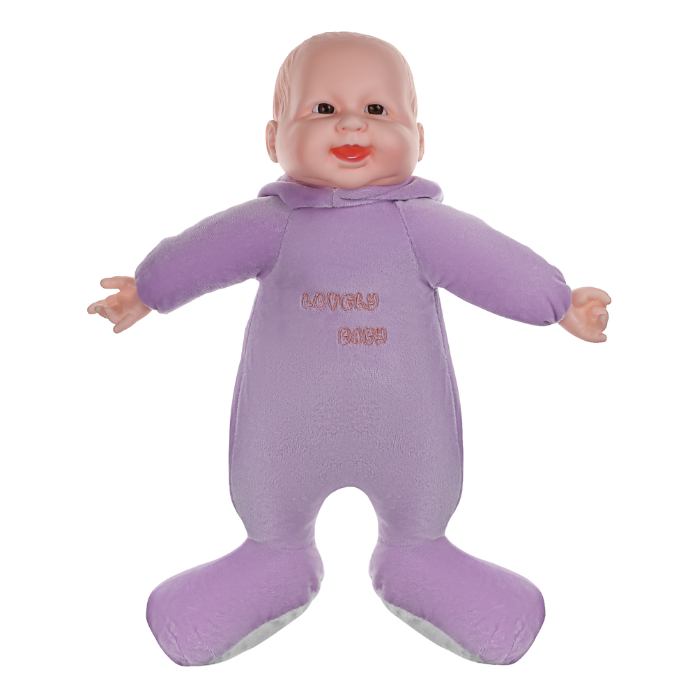 ИГРОЛЕНД Пупс с мягким телом, 50 см, полиэстер, PVC, 6 видов, арт.№ 267-896