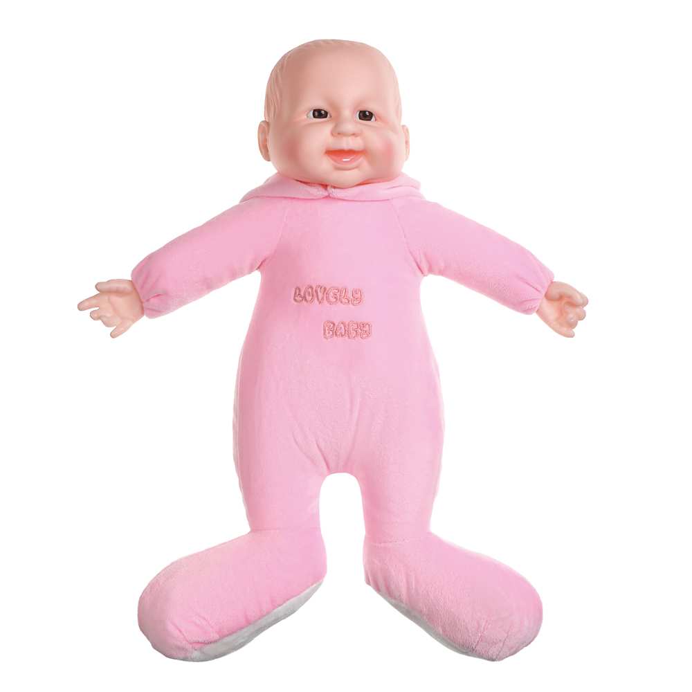 ИГРОЛЕНД Пупс с мягким телом, 50 см, полиэстер, PVC, 6 видов, арт.№ 267-896