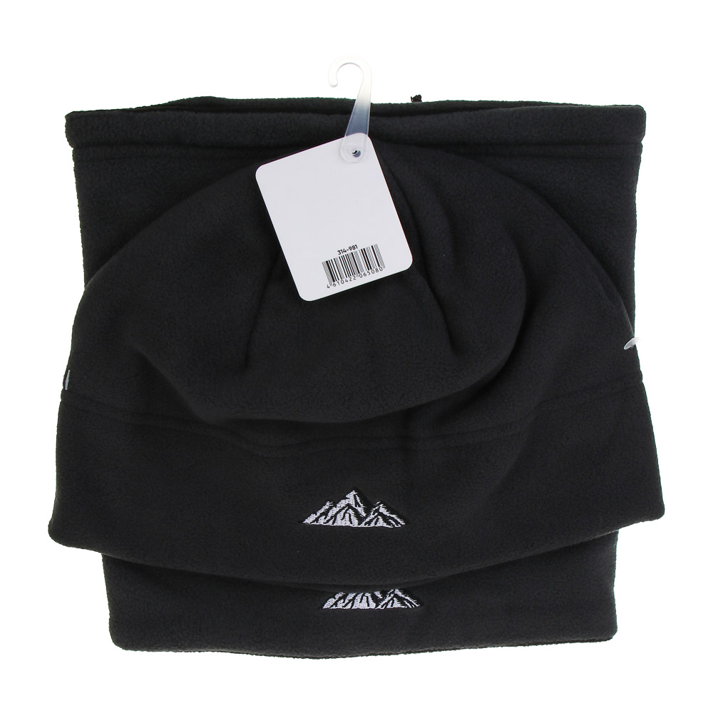 GALANTE Комплект 2 пр.: шапка р.60, шарф-хомут 25x25см, 100% полиэстер, цвета в ас-те, ОЗ25-10, арт.№ 314-981