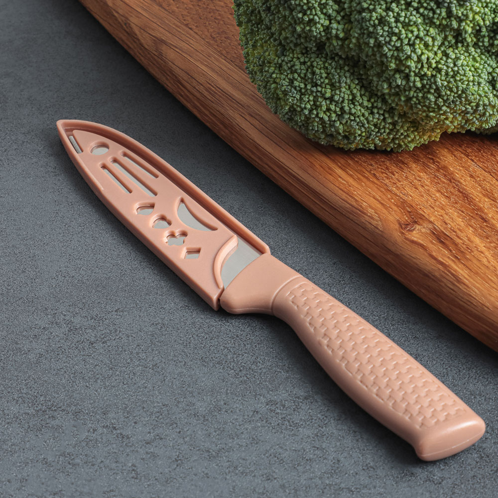 Нож для овощей в чехле, 19,5х2,5см, арт.№ 803-379