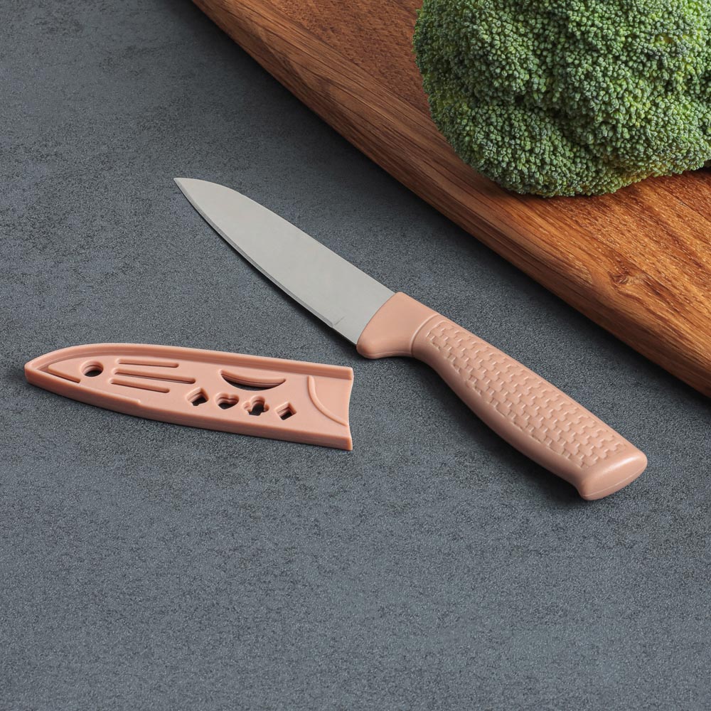 Нож для овощей в чехле, 19,5х2,5см, арт.№ 803-379