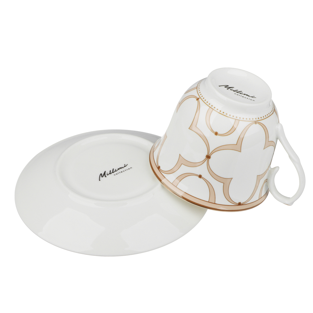 Набор чайный 4 пр., 225мл, MILLIMI, Ноэми, фарфор, арт.№ 802-566