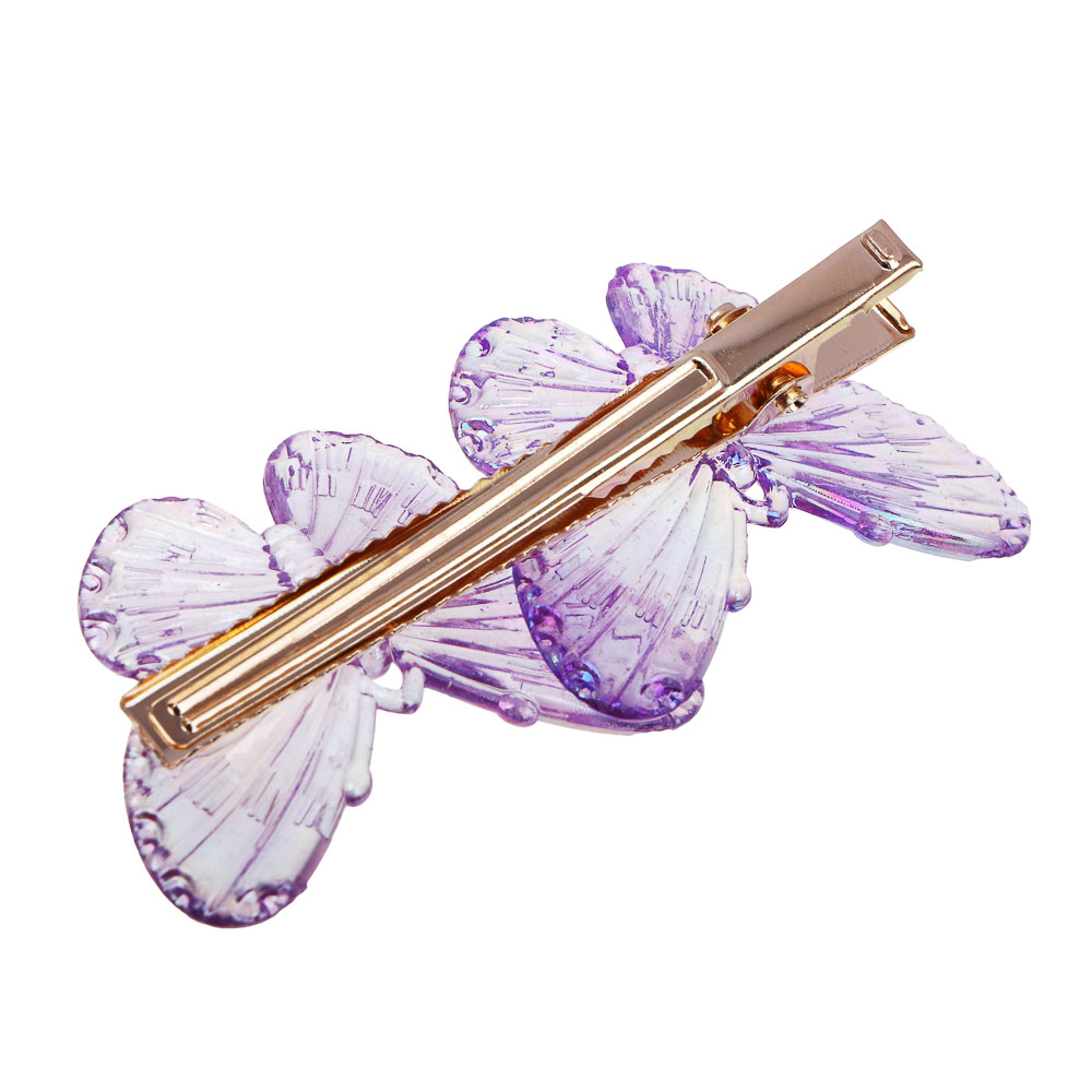 ЮНИLOOK Детские аксессуары для волос: резинка и заколка, d6см, 5,5/6 см, металл, ПЭ, пластик, 2 диз., арт.№ 321-377