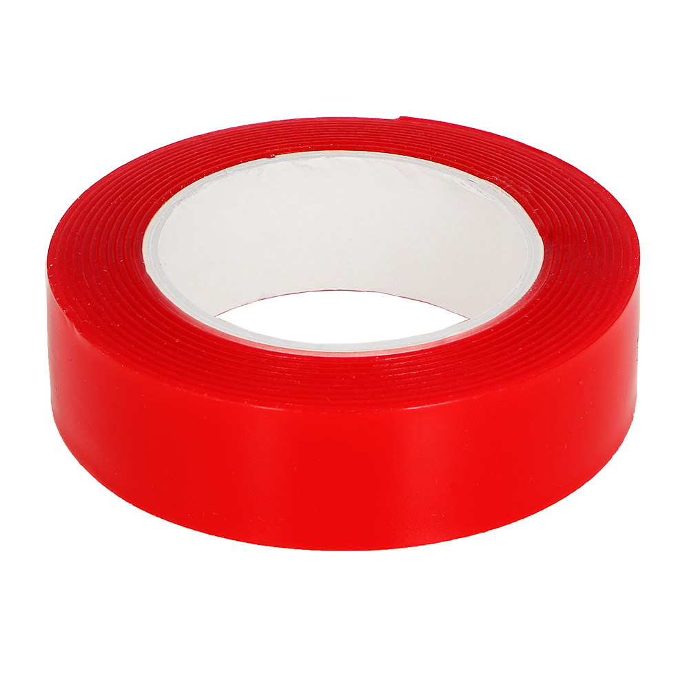 Клейкая лента двусторонняя, сверхпрочная, невидимая, тм ЕРМАК, 18мм x 2м x 1мм, арт.№ 472-039