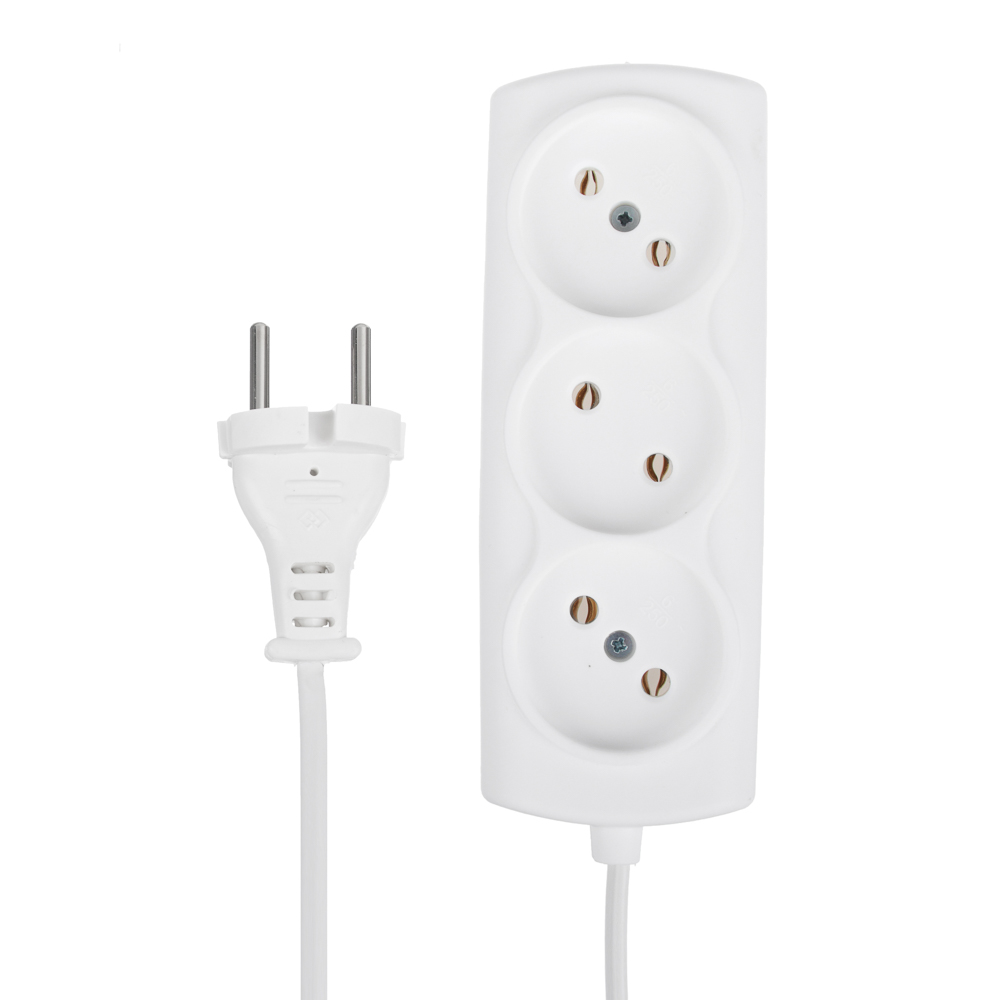 Удлинитель тм RADIST, 3 гнезда 1.5м Р16-010 ШВВП 2x0,75Удлинитель Р16-010 3гн ШВВП 2x0,75 1,5м, арт.№ 907-121