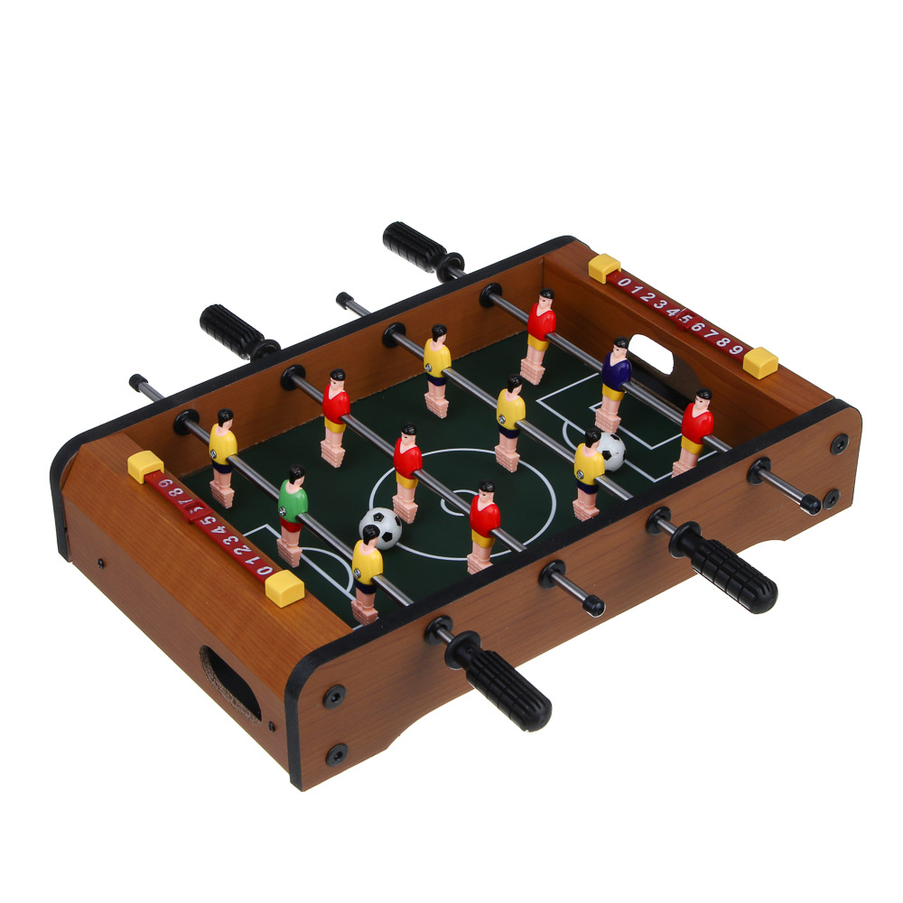 ИГРОЛЕНД Настольная игра "Футбол", металл, дерево, РР, ABS, 35,5х22х5,5см, арт.№ 897-113