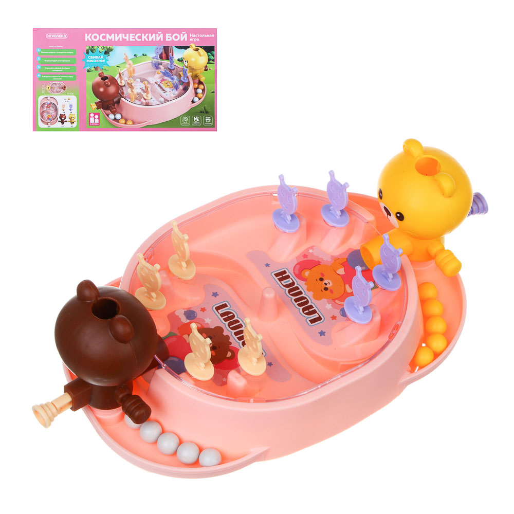 ИГРОЛЕНД Настольная игра "Космический бой", ABS, 21х5х11,5см, 2 дизайна, арт.№ 897-114