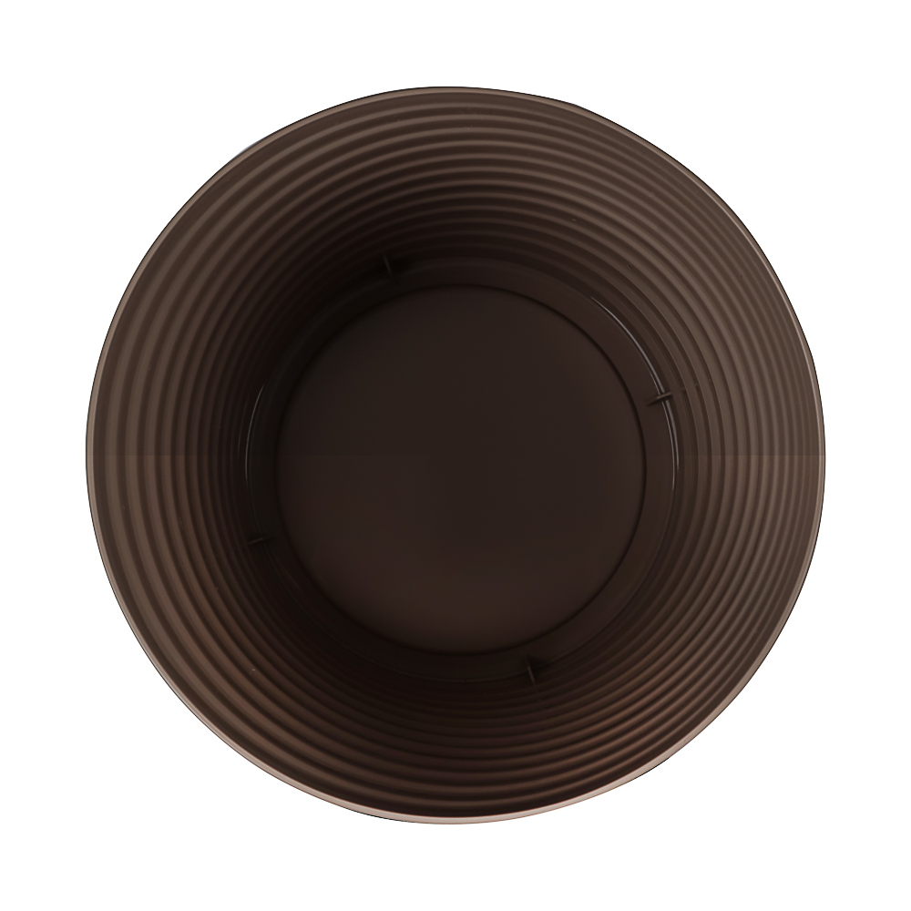 Кашпо Верона 2,7л d17см, h16см, фрапе, пластик, арт.№ 164-077