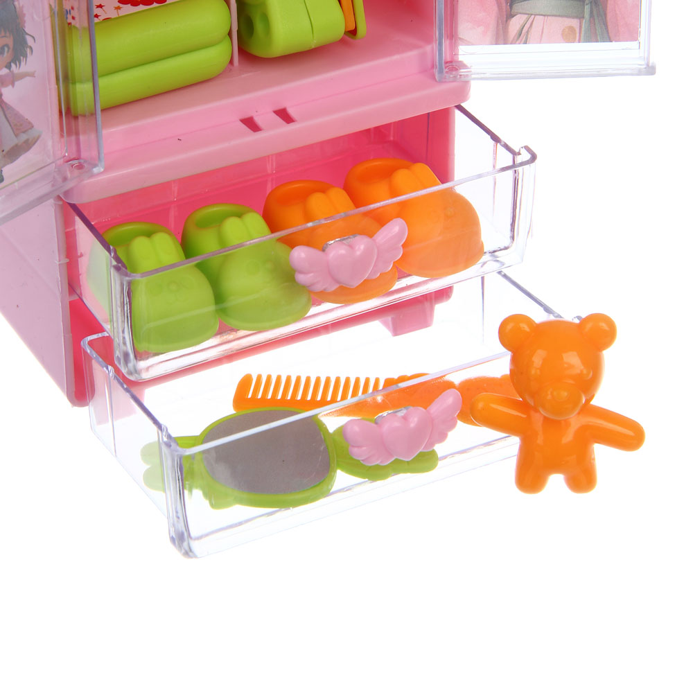 Мебель для кукол с гардеробом, PP, ABS, тм ИГРОЛЕНД, арт.№ 278-143