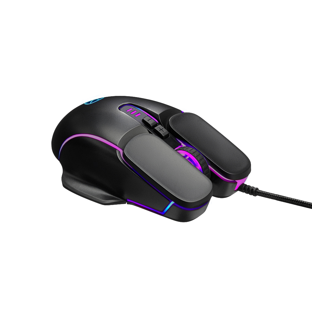 BY Игровая мышь проводная Mortar 7000dpi,7D,A725F,RGB,220см, арт.№ 405-053