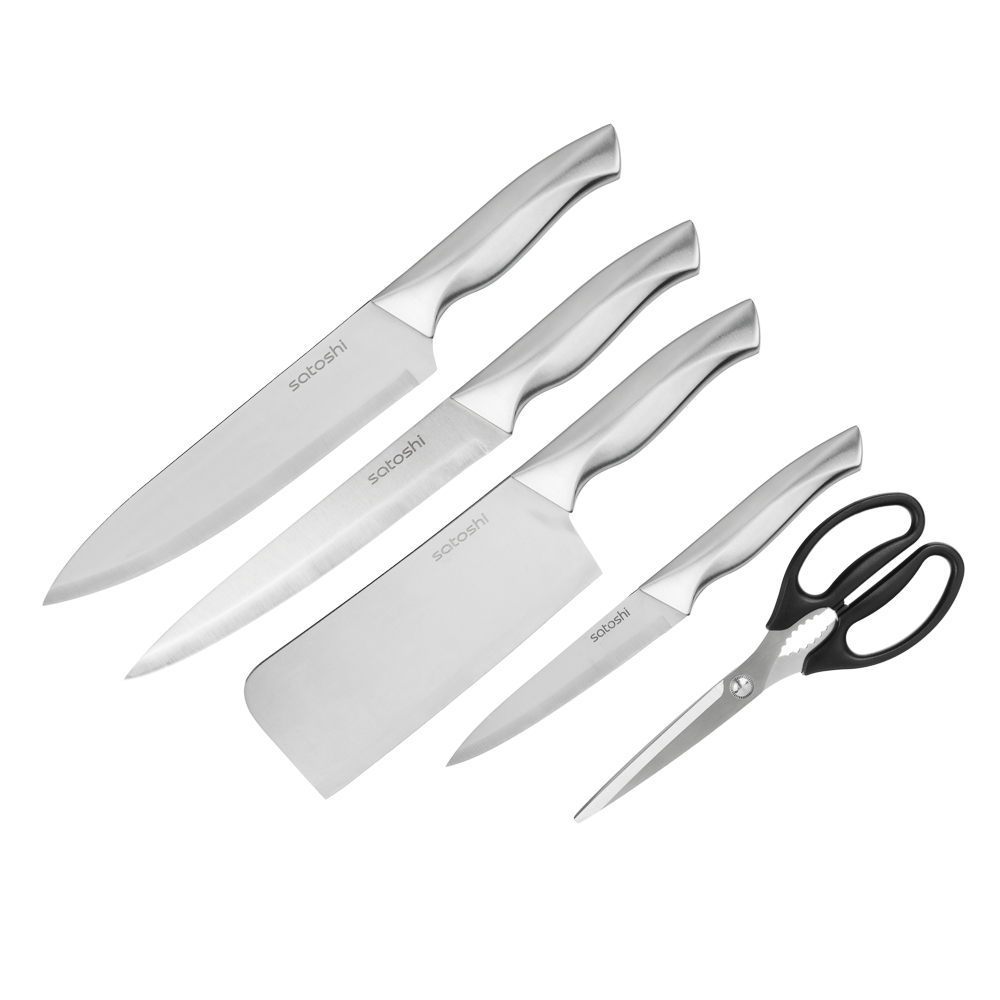 SATOSHI Саура Набор ножей кухонных 6пр, на подставке, арт.№ 803-402