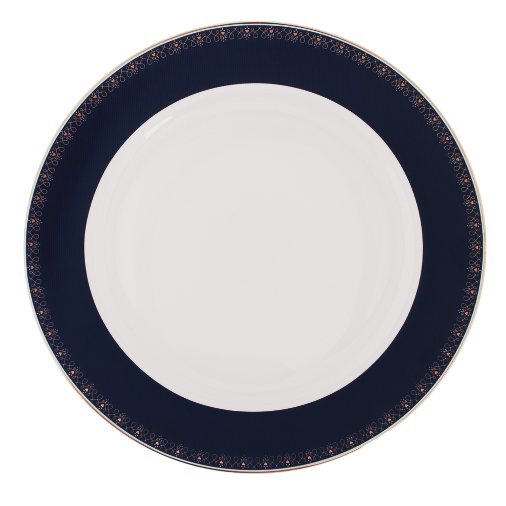 BY COLLECTION Флёр Тарелка подстановочная 26,5см, костяной фарфор, арт.№ 802-156