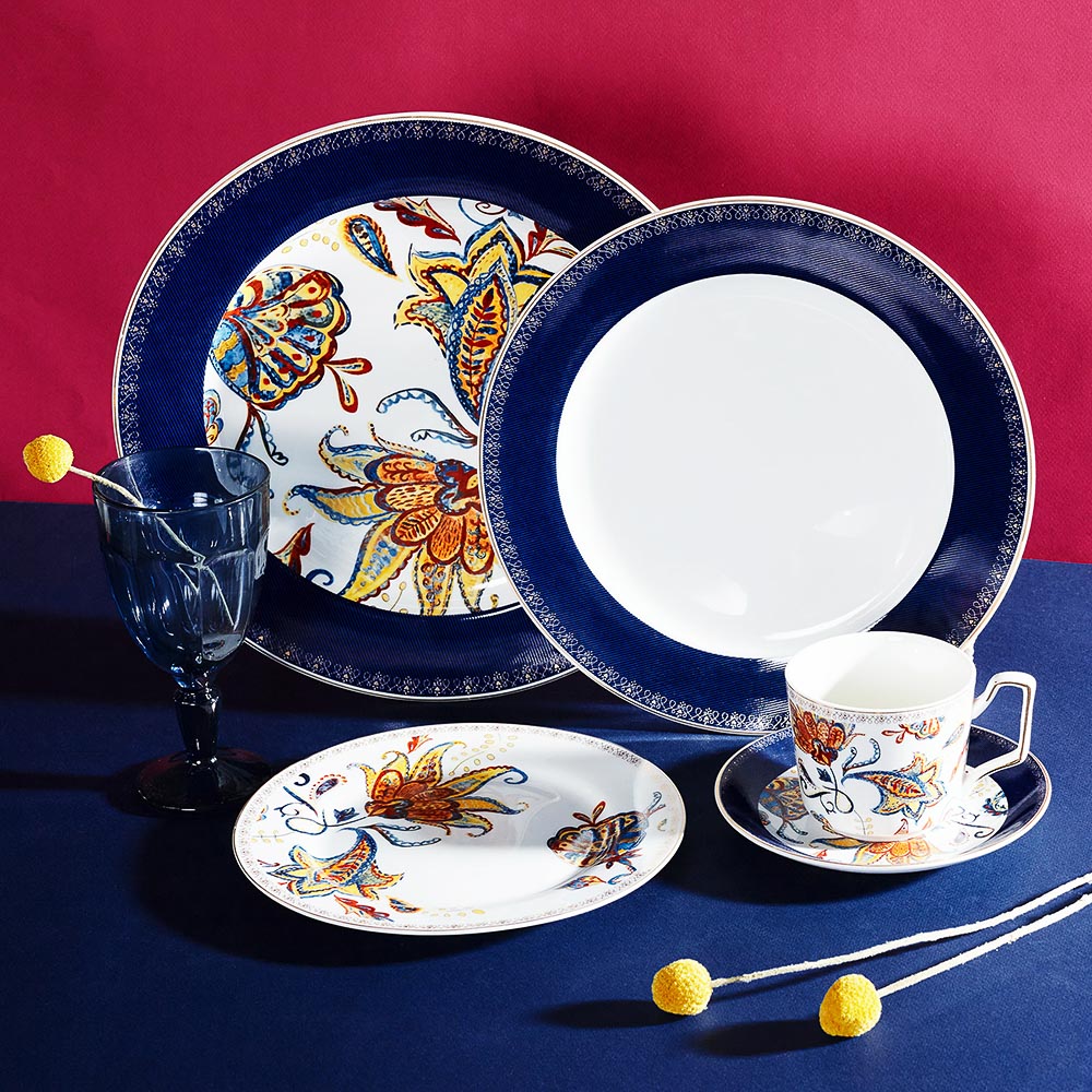 BY COLLECTION Флёр Тарелка подстановочная 26,5см, костяной фарфор, арт.№ 802-156