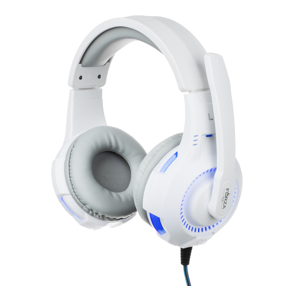 Наушники проводные накладные FORZA Gaming, Игровые, динамик 40мм, кабель 200см, пластик, металл, арт.№ 443-031