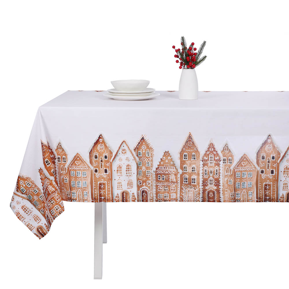 Скатерть текстильная тм PROVANCE Special 140х180см, 80г/м, 100% полиэстер, 2 дизайна, арт.№ 492-393