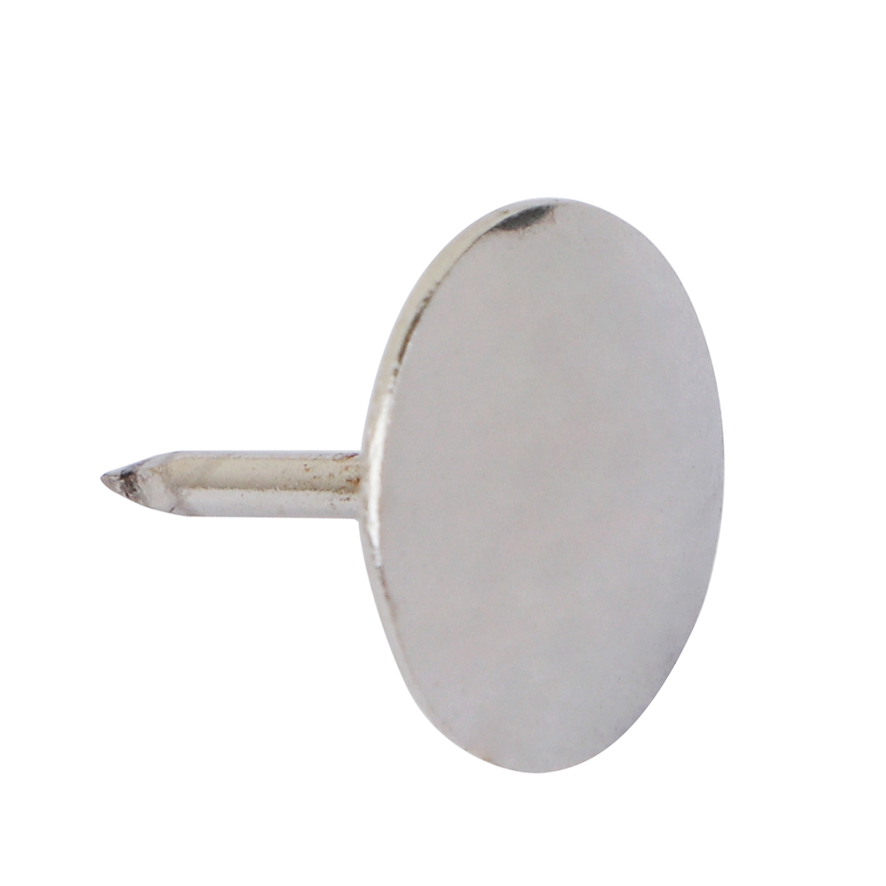 ClipStudio Кнопки канцелярские/гвоздики, никелированные, 10мм, 50шт., карт. упаковка, арт.№ 588-029