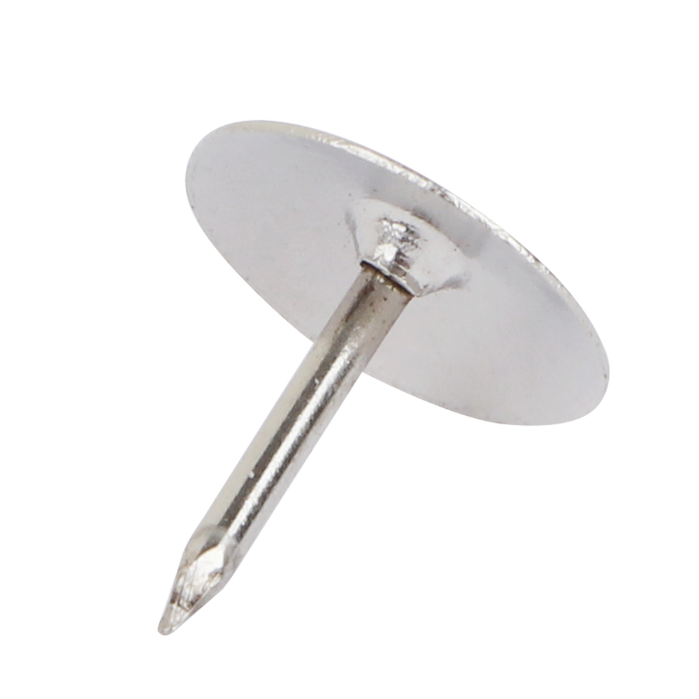 ClipStudio Кнопки канцелярские/гвоздики, никелированные, 10мм, 50шт., карт. упаковка, арт.№ 588-029