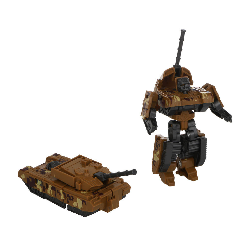 ИГРОЛЕНД Робот - трансформер военная техника "Ботобатальон", ABS, 12,5х16х5см, 6 дизайнов, арт.№ 296-109