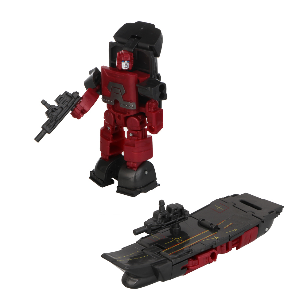 ИГРОЛЕНД Робот - трансформер военная техника "Ботобатальон", ABS, 12,5х16х5см, 6 дизайнов, арт.№ 296-109