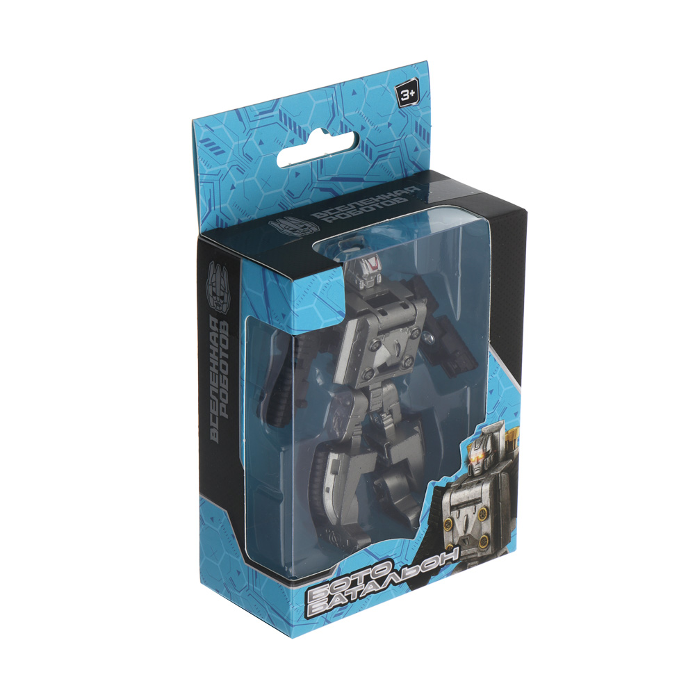 ИГРОЛЕНД Робот - трансформер военная техника "Ботобатальон", ABS, 12,5х16х5см, 6 дизайнов, арт.№ 296-109