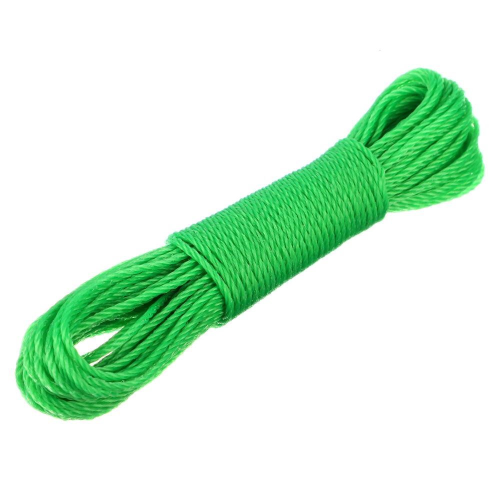 Веревка тм VETTA, капроновая, 20м x 3мм, 5 цветов, арт.№ 453-095