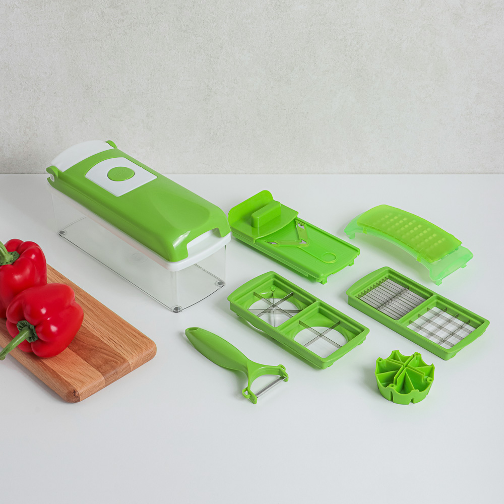 VETTA Овощерезка универсальная "Супер Слайсер", VS-288, 14 предметов, арт.№ 885-042