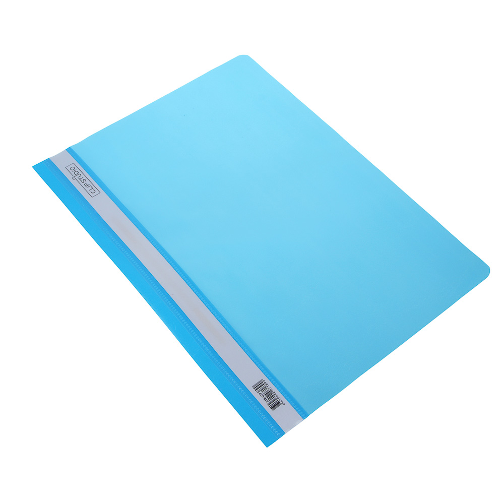 Папка-скоросшиватель ClipStudio A4, 0,1-0.12мм, ассорти 4 цвета, пластик, арт.№ 532-077