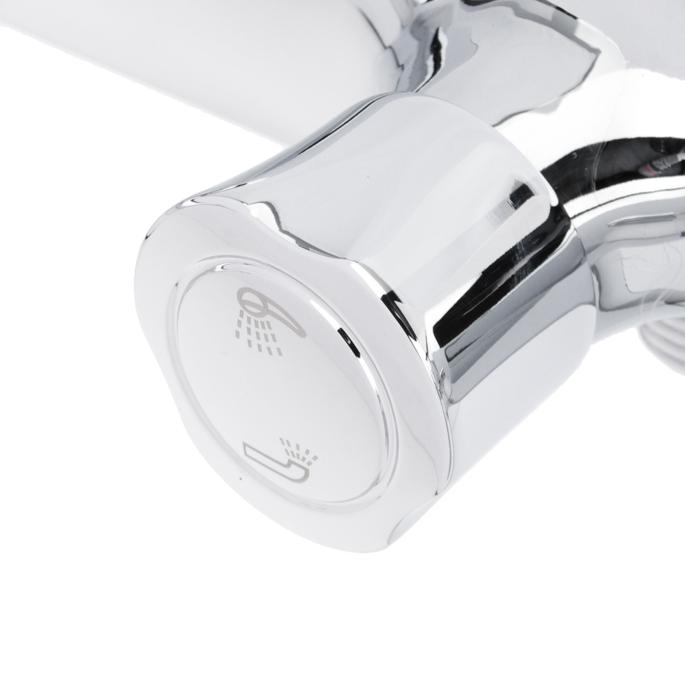 RAIN Смеситель для ванны Малахит, однорычажный, кор излив, карт. 35мм, латунь, хром, арт.№ 561-295