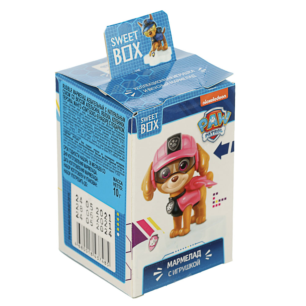 СВИТБОКС Мармелад 10гр с игрушкой в коробочке, 4 вида ЛИТЛ ПОНИ/ЩЕНЯЧИЙ ПАТРУЛЬ/ЛЕДИ БАГ/ВСПЫШ, арт.№ 201-246