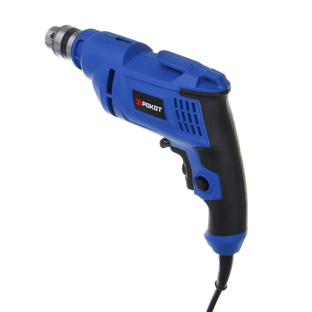 РОКОТ Дрель сетевая 650Вт, 10 мм патрон, 0-5500об/мин, арт.№ 693-042