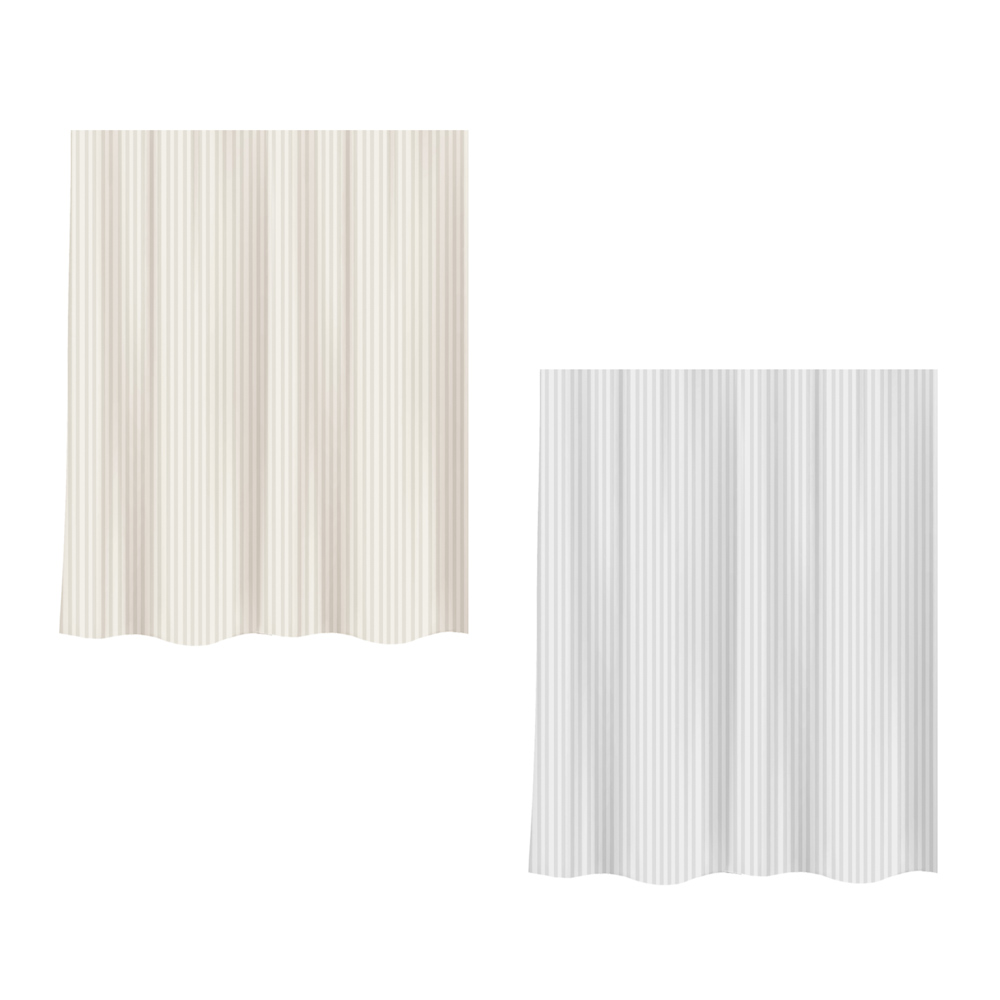 Шторка для ванной тм VETTA Ноа, полиэстер 90гр., 180x180 см, 2 цвета - бежевый, серый, арт.№ 461-654