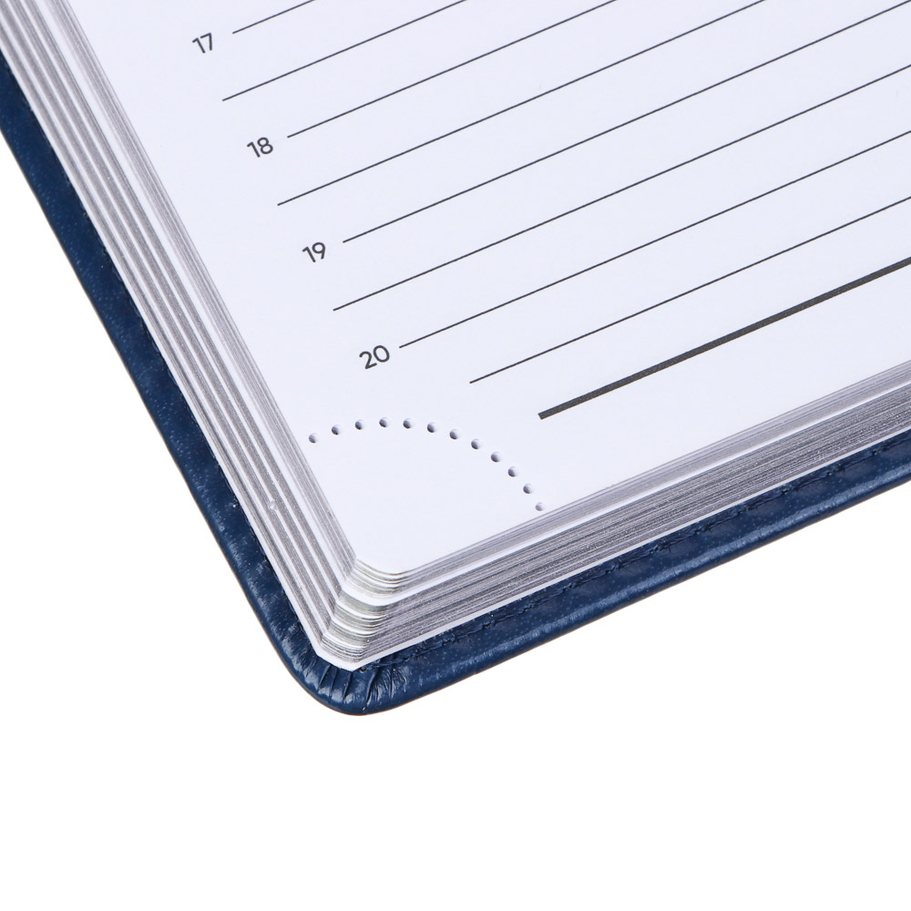 Ежедневник на 2025 "ПРЕСТИЖ" А5, 352 стр., твердая обложка с поролоном, иск.кожа, цветной срез, 4 цвета, арт.№ 572-237