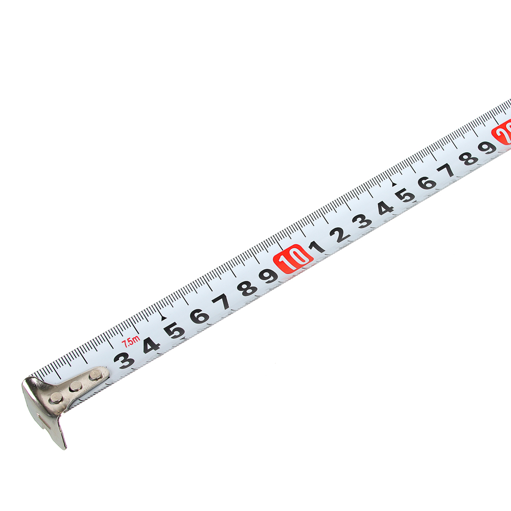 РОКОТ Рулетка "ПЛАСТИК", 7,5м х 25мм, одинарный зацеп, корпус PP, арт.№ 658-095