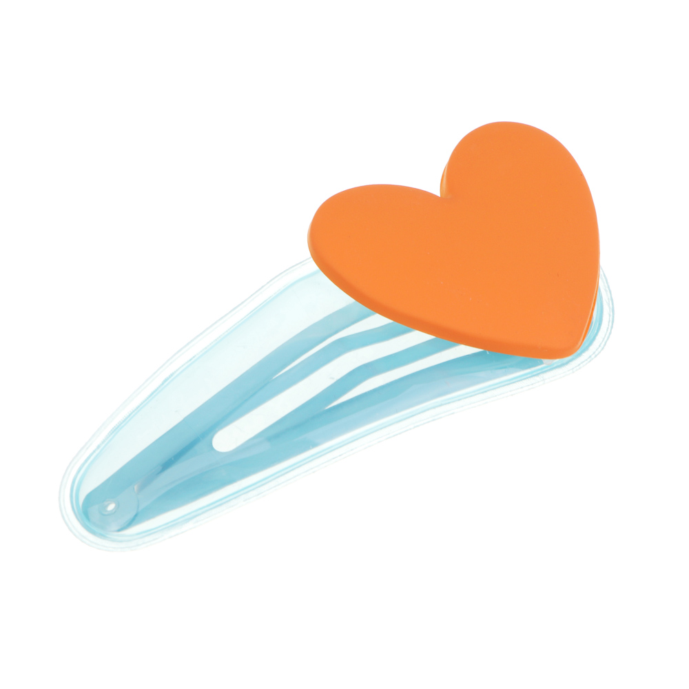 ЮНИLOOK Зажим для волос 2 шт, 7 см, металл, пластик, ПВХ, арт.1, арт.№ 321-430