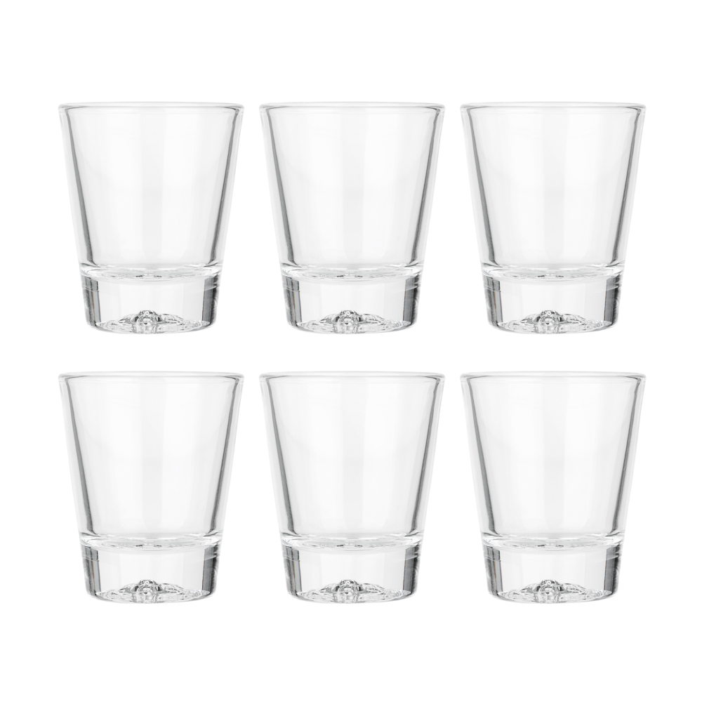 Набор стопок тм MILLIMI Анимал, 50мл, стекло, лев, волк, медведь, 6 шт, арт.№ 878-697